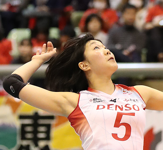 大竹 里歩 オオタケ リホ デンソーエアリービーズ バレーボール Vリーグ 女子